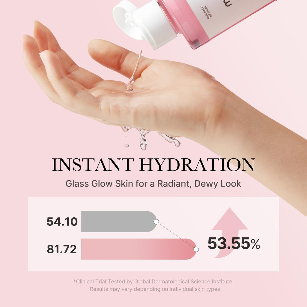 medicube PDRN Toner Rose – Lightweight Rose PDRN Peptide Toner for Radiant, Even Skin Tone | Korean Skincare