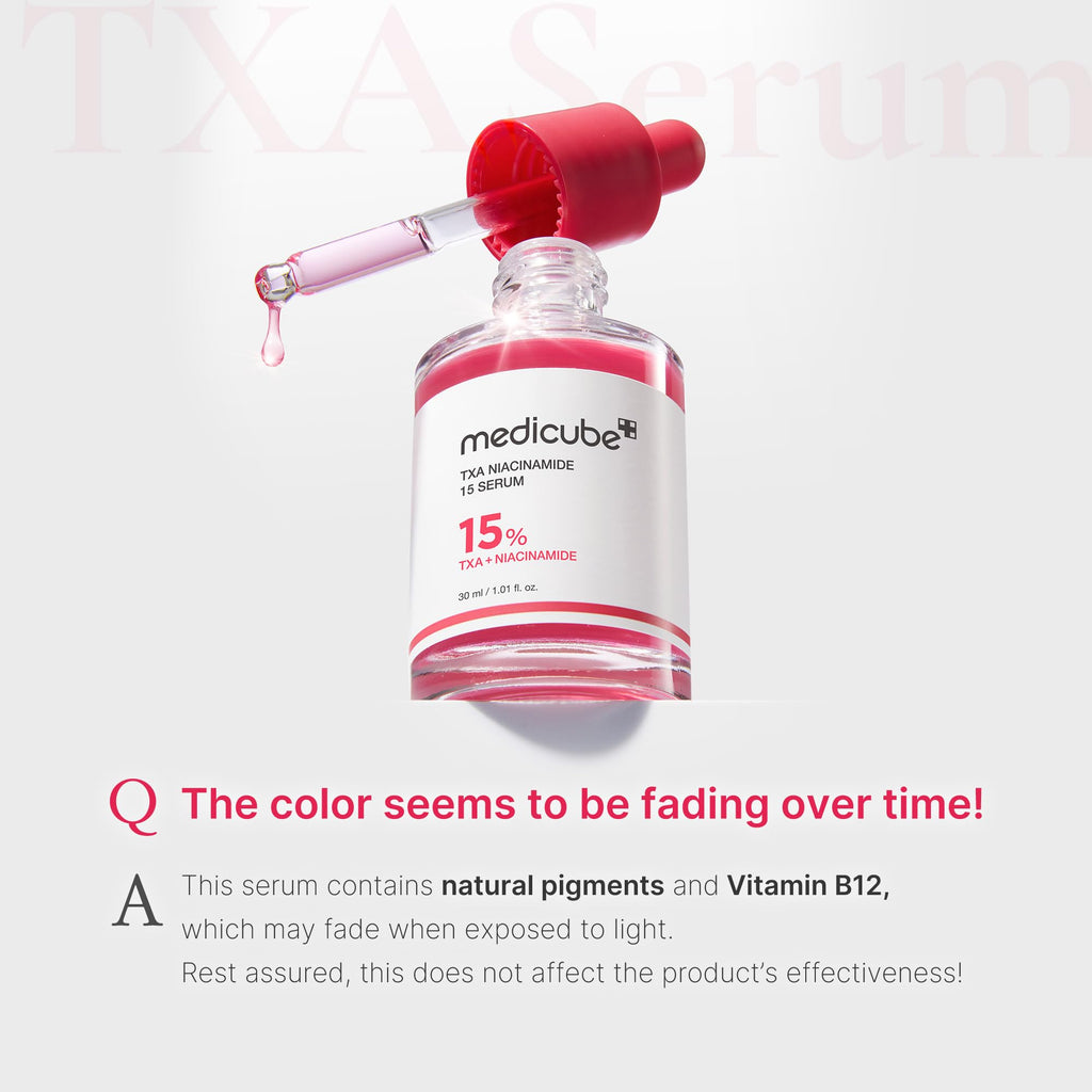 medicube TXA+Niacinamide 15% Glow Serum | After-Spot Care, Even Tone & Hydration | 1.01 fl oz