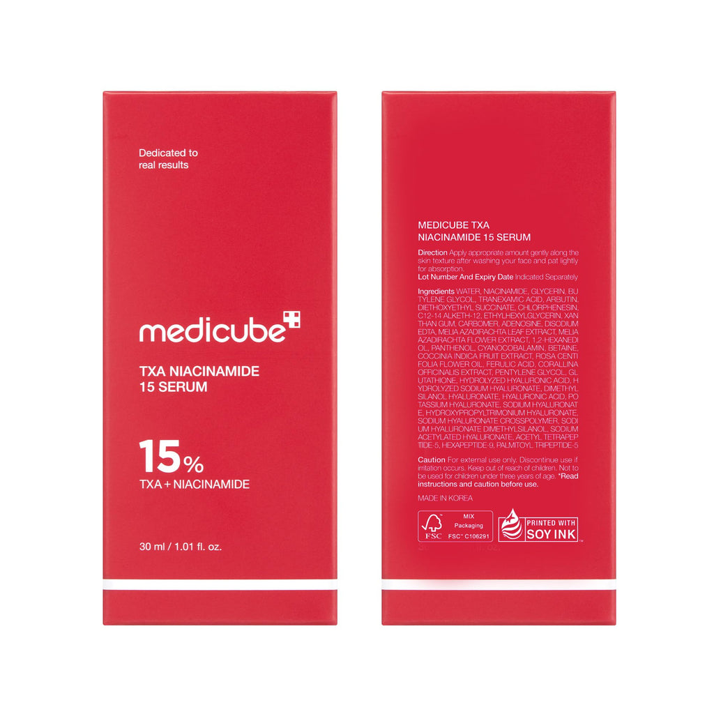 medicube TXA+Niacinamide 15% Glow Serum | After-Spot Care, Even Tone & Hydration | 1.01 fl oz