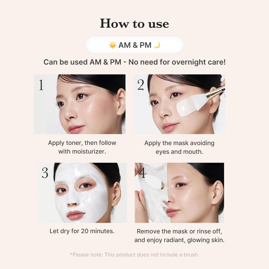 Medicube Wrapping Mask Collagen Peel Off – Milky Glow, Glutathione & Niacinamide, 2.53 oz