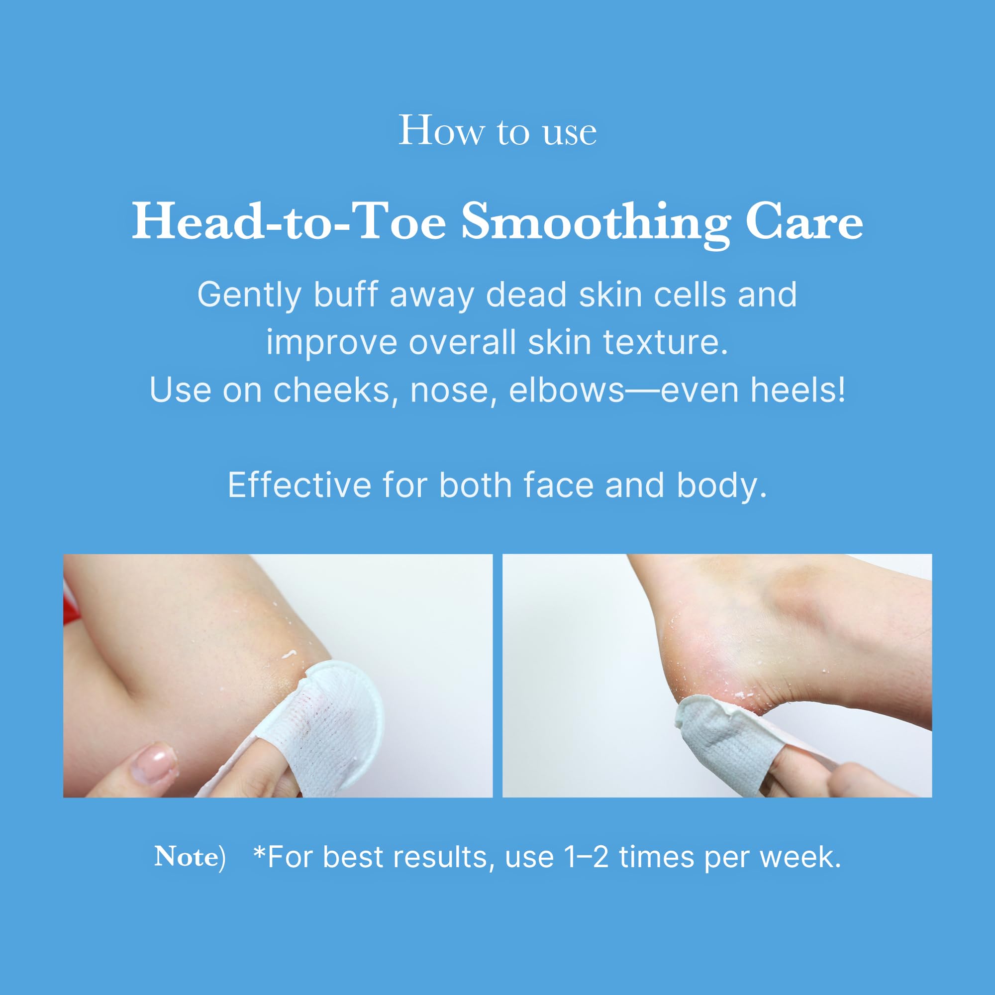 medicube Zero Pore Peel Pads (8ea) – Smoothing Mitt for Face & Body | Rice Extract, Natural AHA & Panthenol