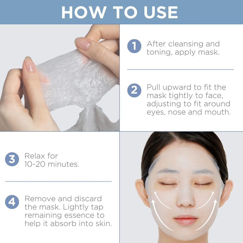 Mediheal Hyaluronate Watermide Essential Mask | HYALU ACTIVE 3X Hydration for All Skin Types | 10 Count