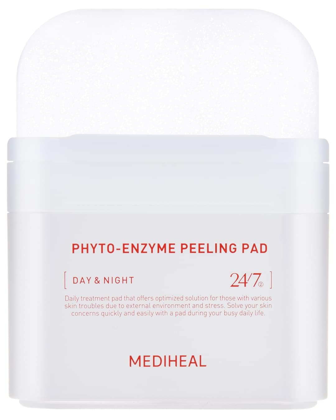Mediheal Phyto Enzyme Peeling Pad – Vegan LHA & Papaya Exfoliating Pads, 90 Sheets