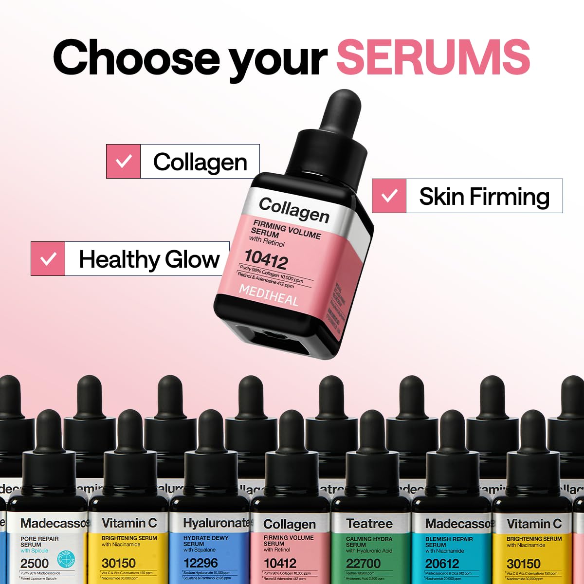 Mediheal Collagen Firming Serum with Retinol – Korean Glass Skin & Hydration