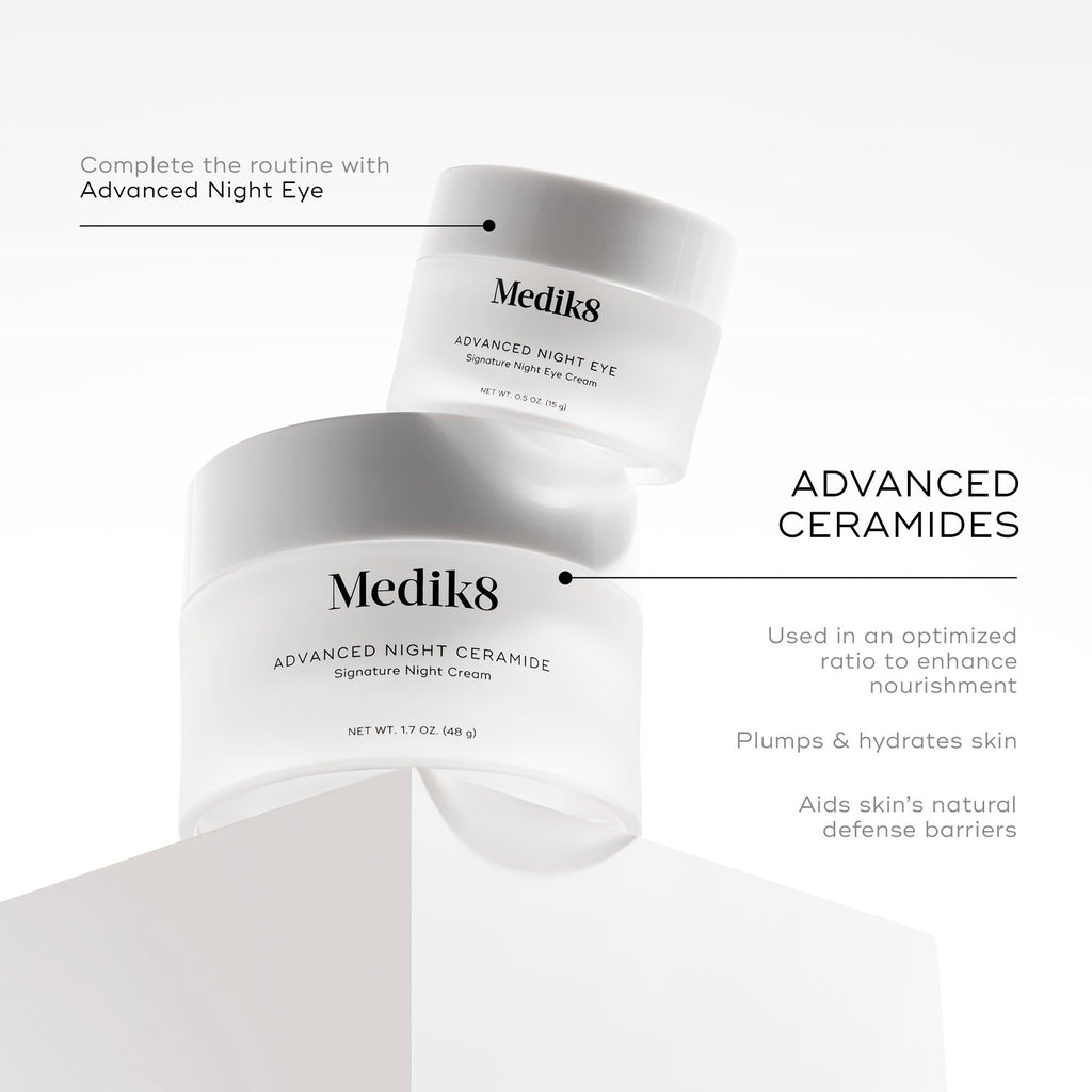 Medik8 Advanced Night Ceramide — Signature Anti-Aging Night Cream for Face | Deep Hydration & Skin Support