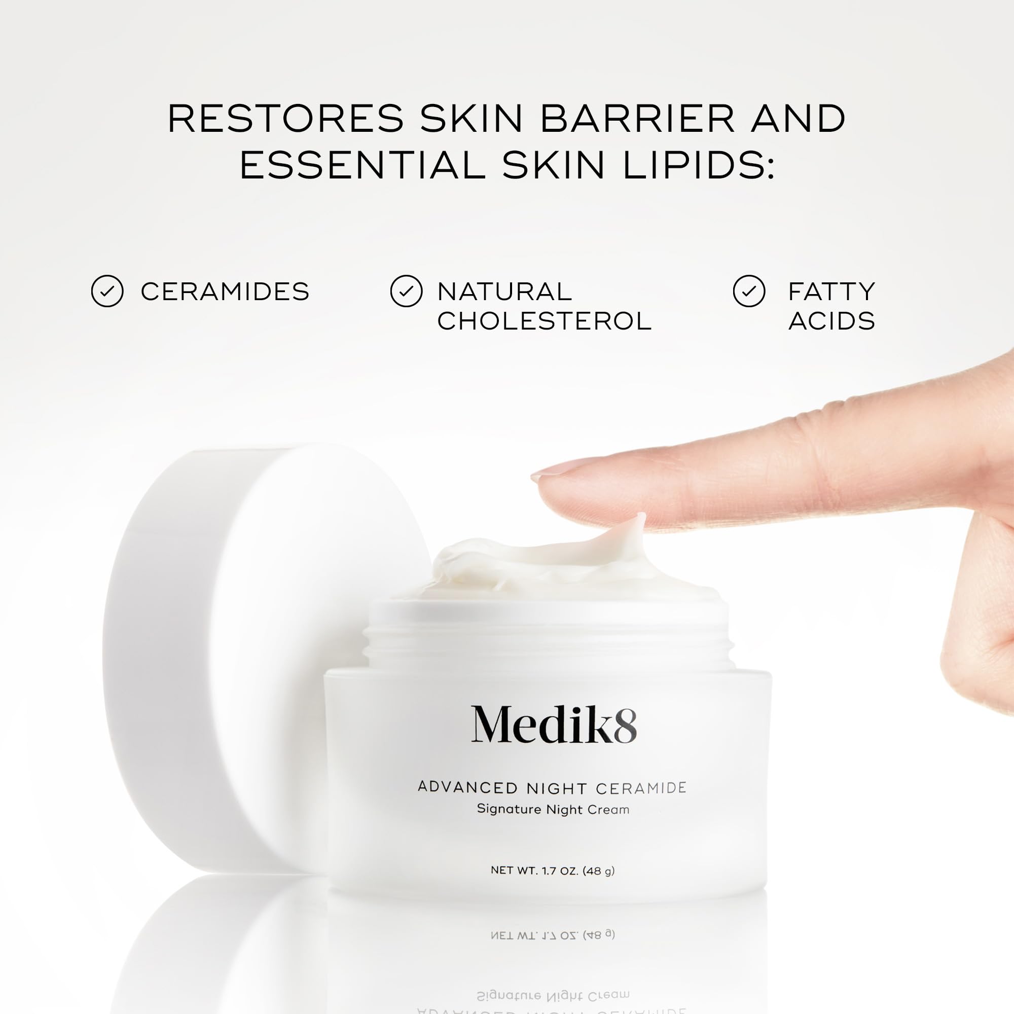 Medik8 Advanced Night Ceramide — Signature Anti-Aging Night Cream for Face | Deep Hydration & Skin Support