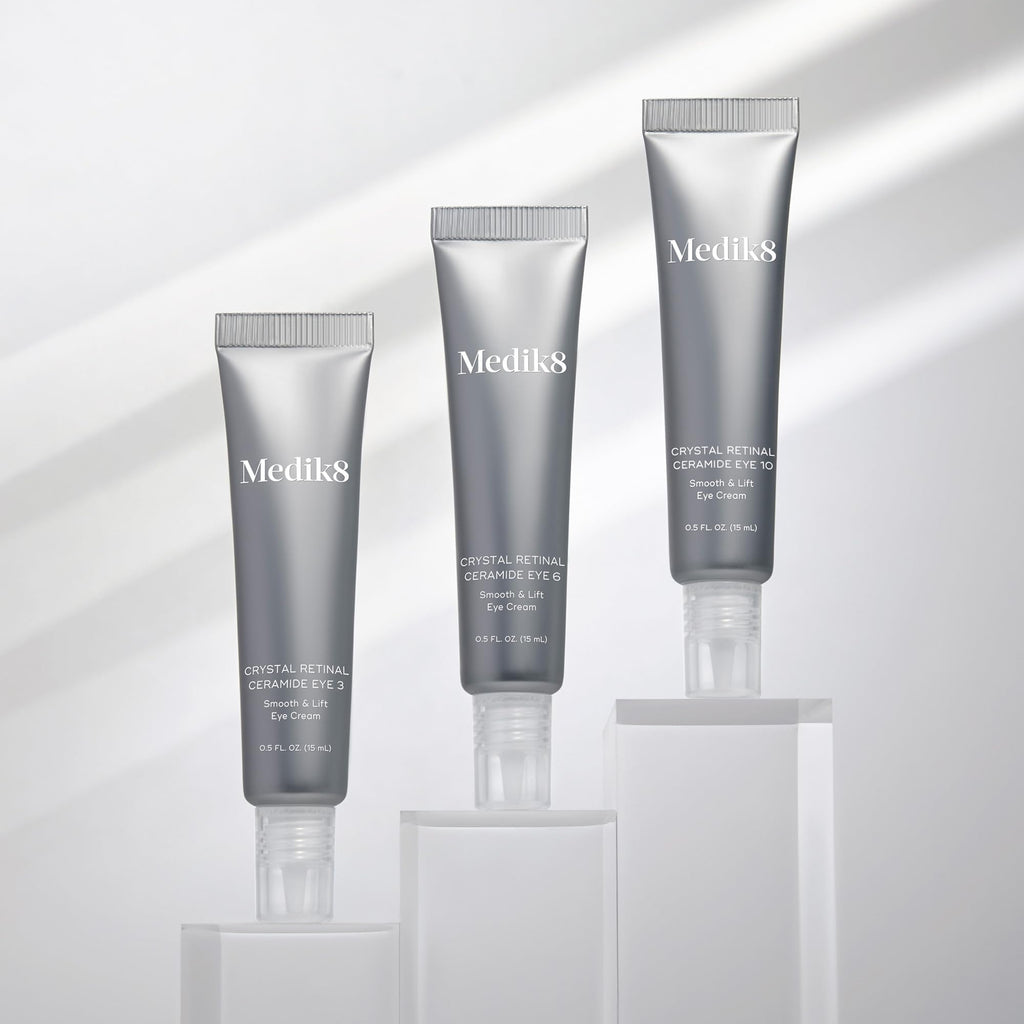 Medik8 Crystal Retinal Ceramide Eye 3 – Lifting Eye Cream with Vitamin A for Delicate Skin