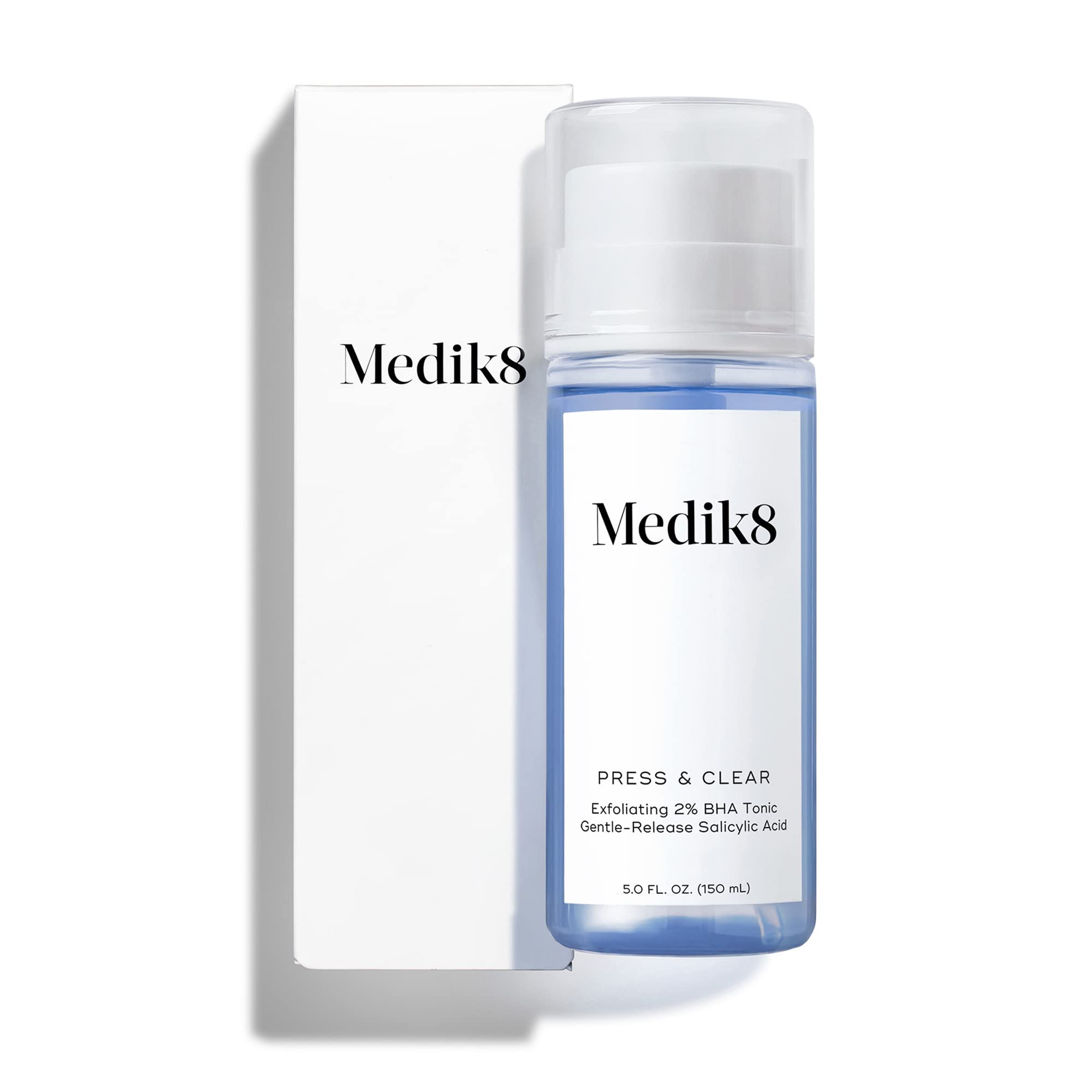 Medik8 Press and Clear — Clarifying Facial Tonic with Gentle-Release Salicylic Acid (5 oz)