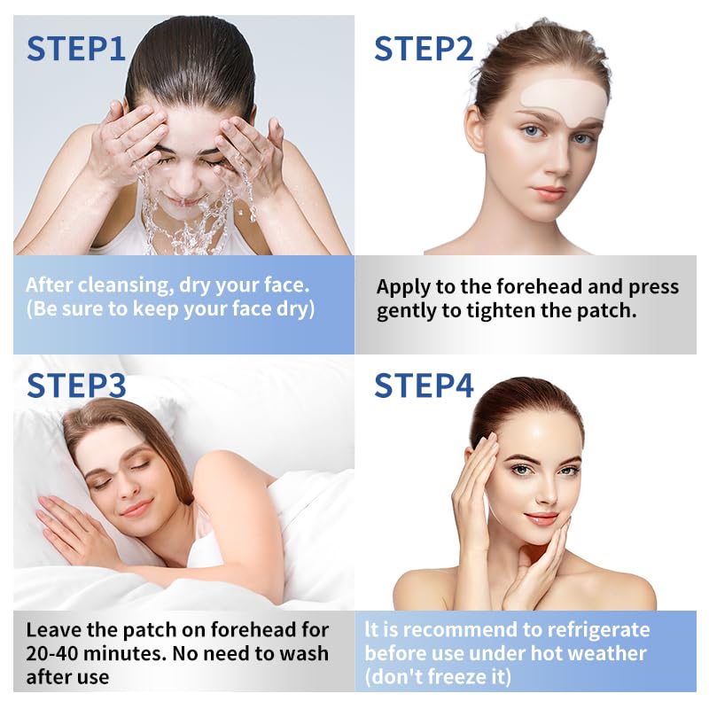 Medimama Collagen Forehead Patches – Anti-Wrinkle, Deep Hydration & Firming (Pack of 20)
