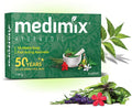Medimix 18-Herb Ayurvedic Soap | Herbal Handmade Cleanser | Pack of 12