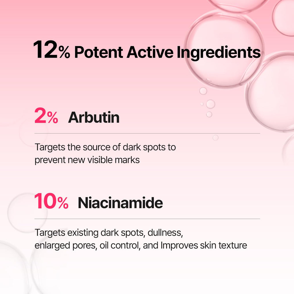 MEDITHERAPY Arbutin Skin Booster Serum + Device 5.07 fl oz | 10% Niacinamide + 2% Arbutin for Radiant Skin