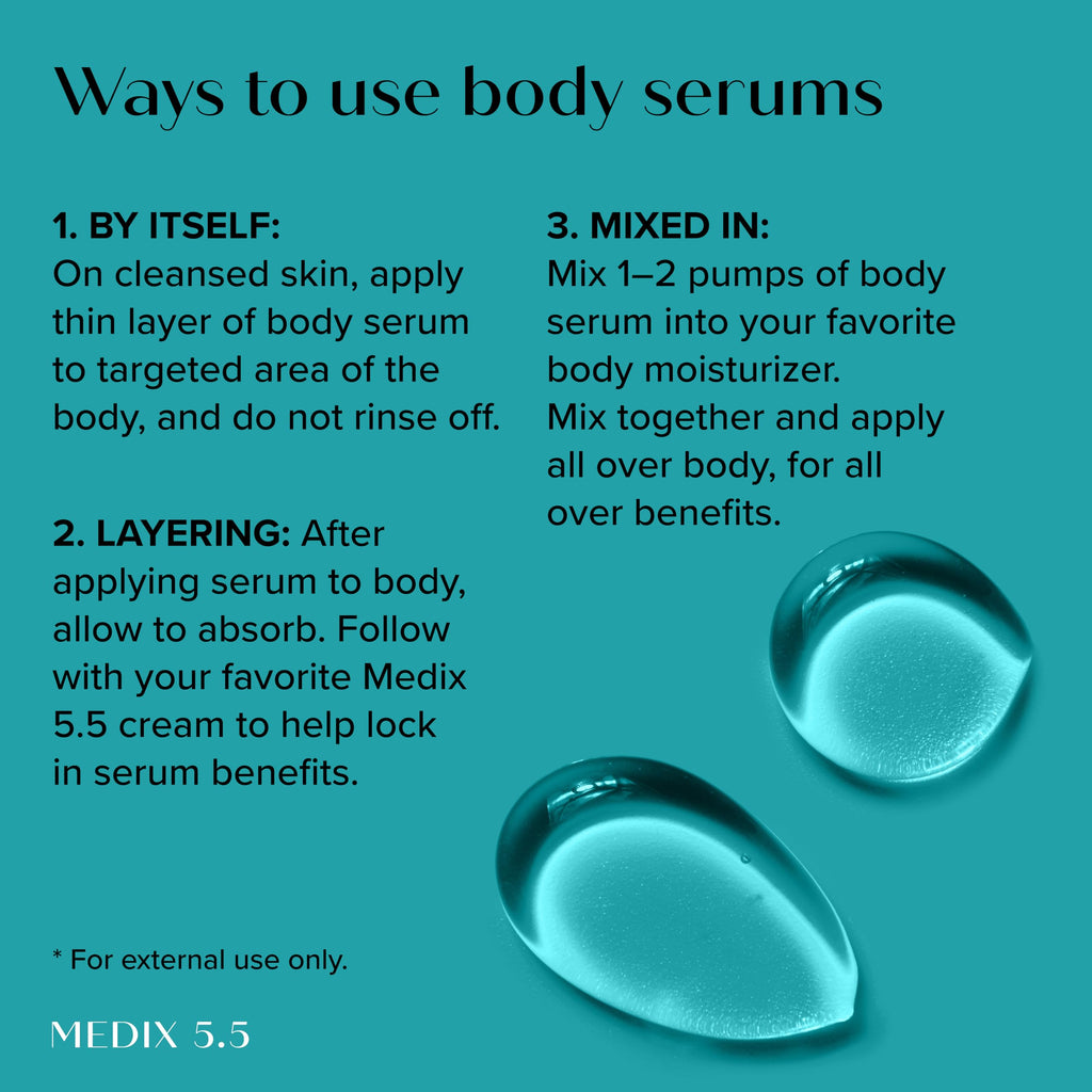 Medix 5.5 10% Glycolic Acid + Lactic Acid Leave-On Exfoliating Gel – Body & Face Serum, 1.7 Fl Oz