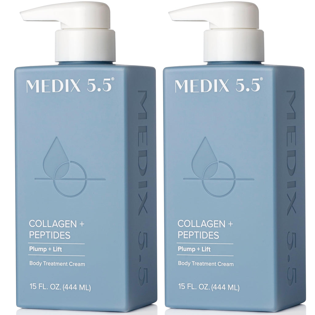 Medix 5.5 Collagen Cream – Face & Body Moisturizer with Peptides (2-Pack)