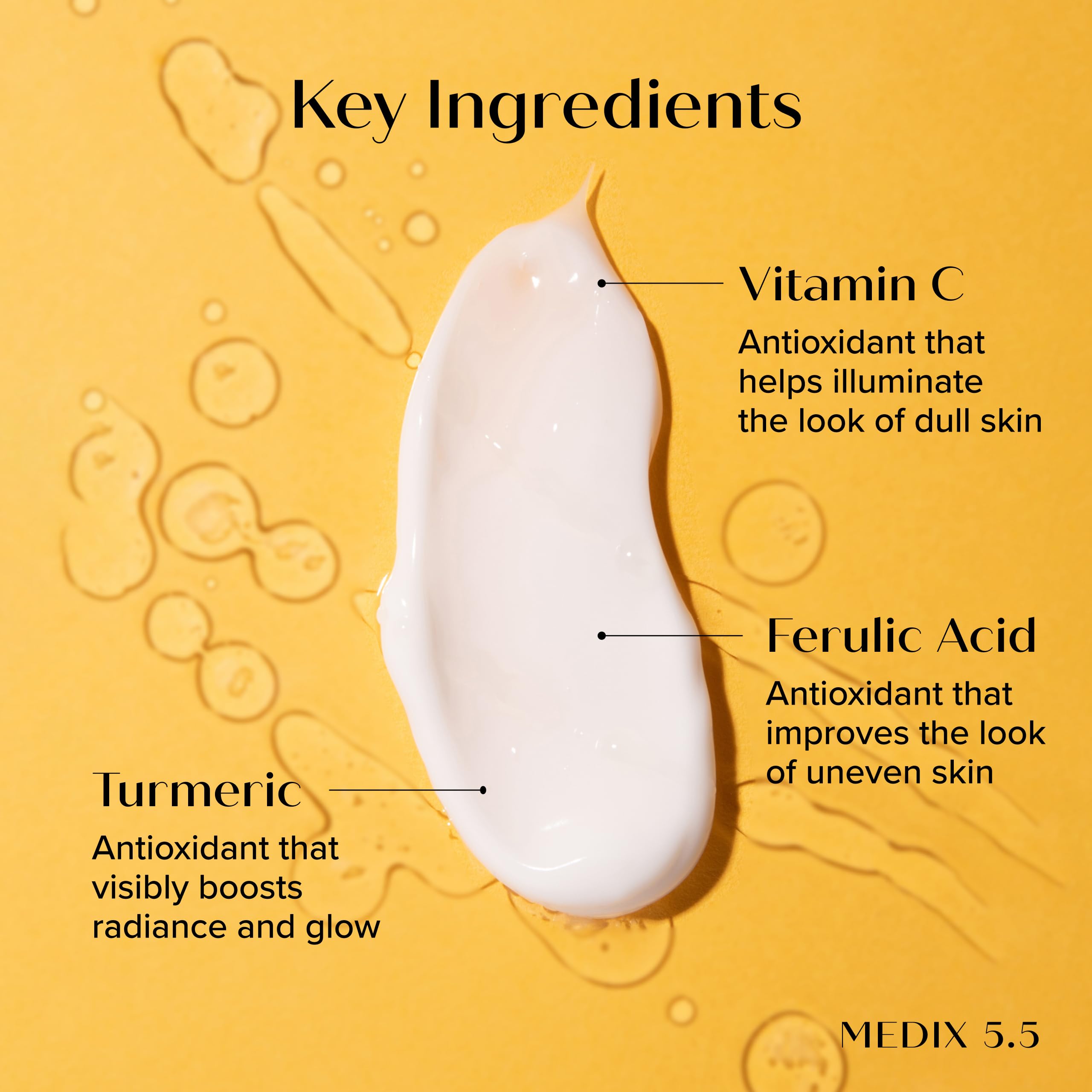 Medix 5.5 Brightening Vitamin C Cream + Coconut Oil Moisturizer Set – 2pc Body & Face Lotion