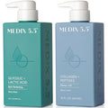 Medix 5.5 Exfoliating AHA Glycolic Acid Wash + Collagen Body Cream – 2pc Set