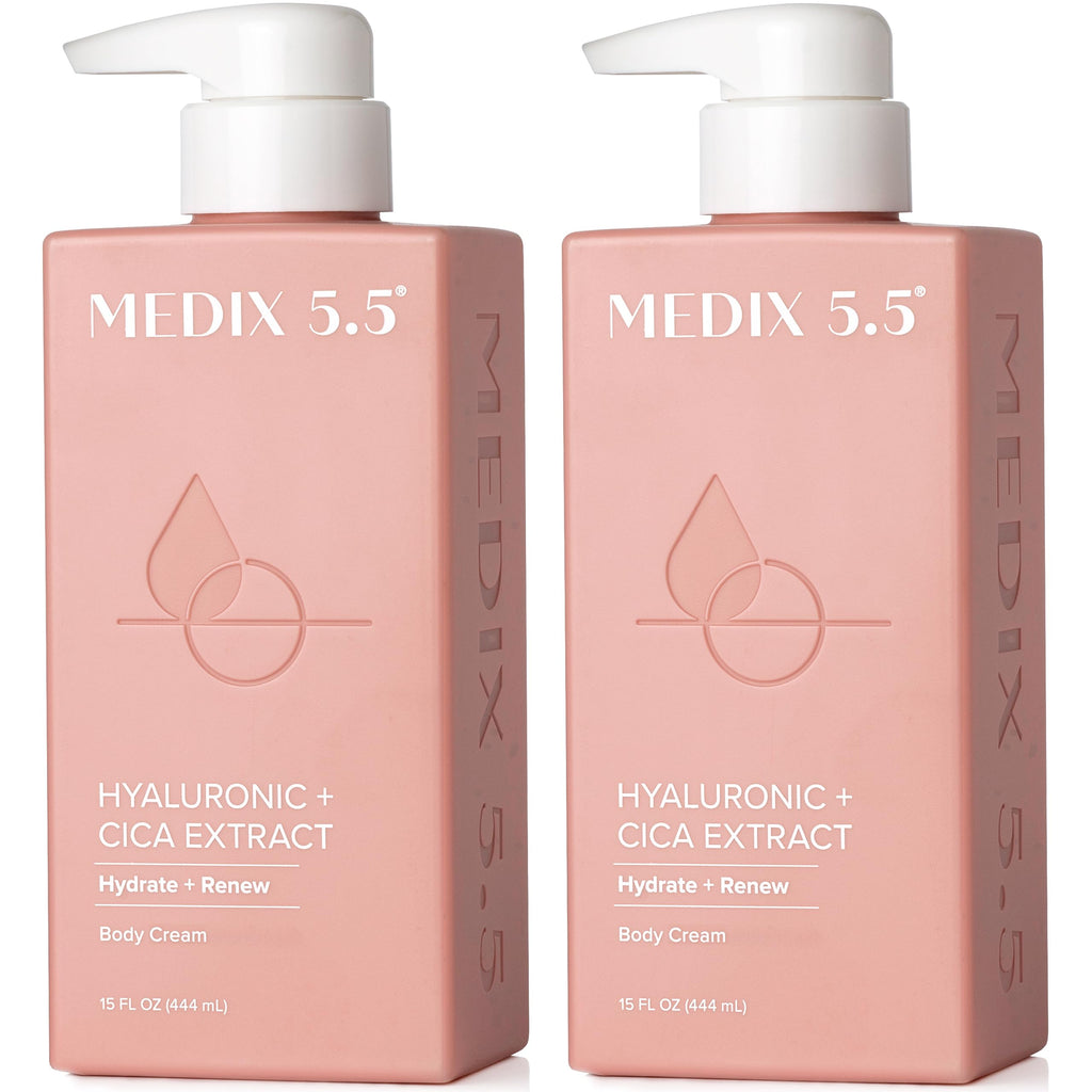 Medix 5.5 Hyaluronic Acid + Vitamin E Body Lotion - Hydrating 2-Pack