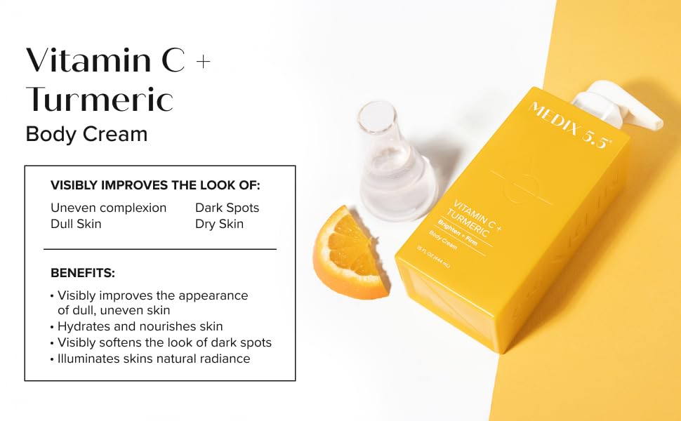 Medix 5.5 Vitamin C Cream Face & Body Lotion – 2-Pack