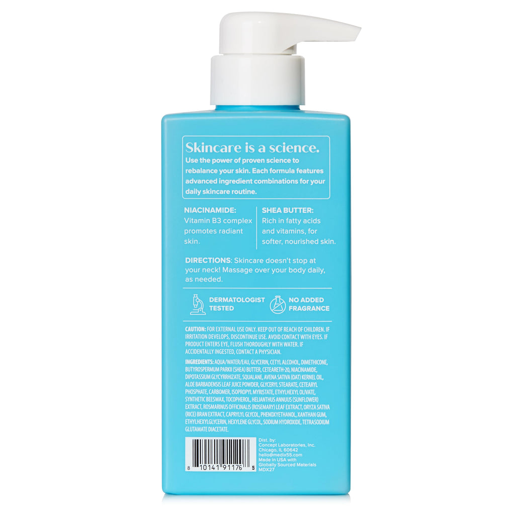 Medix 5.5 Fragrance Free Niacinamide Face Moisturizer + Shea Butter Cream – 15 Fl Oz