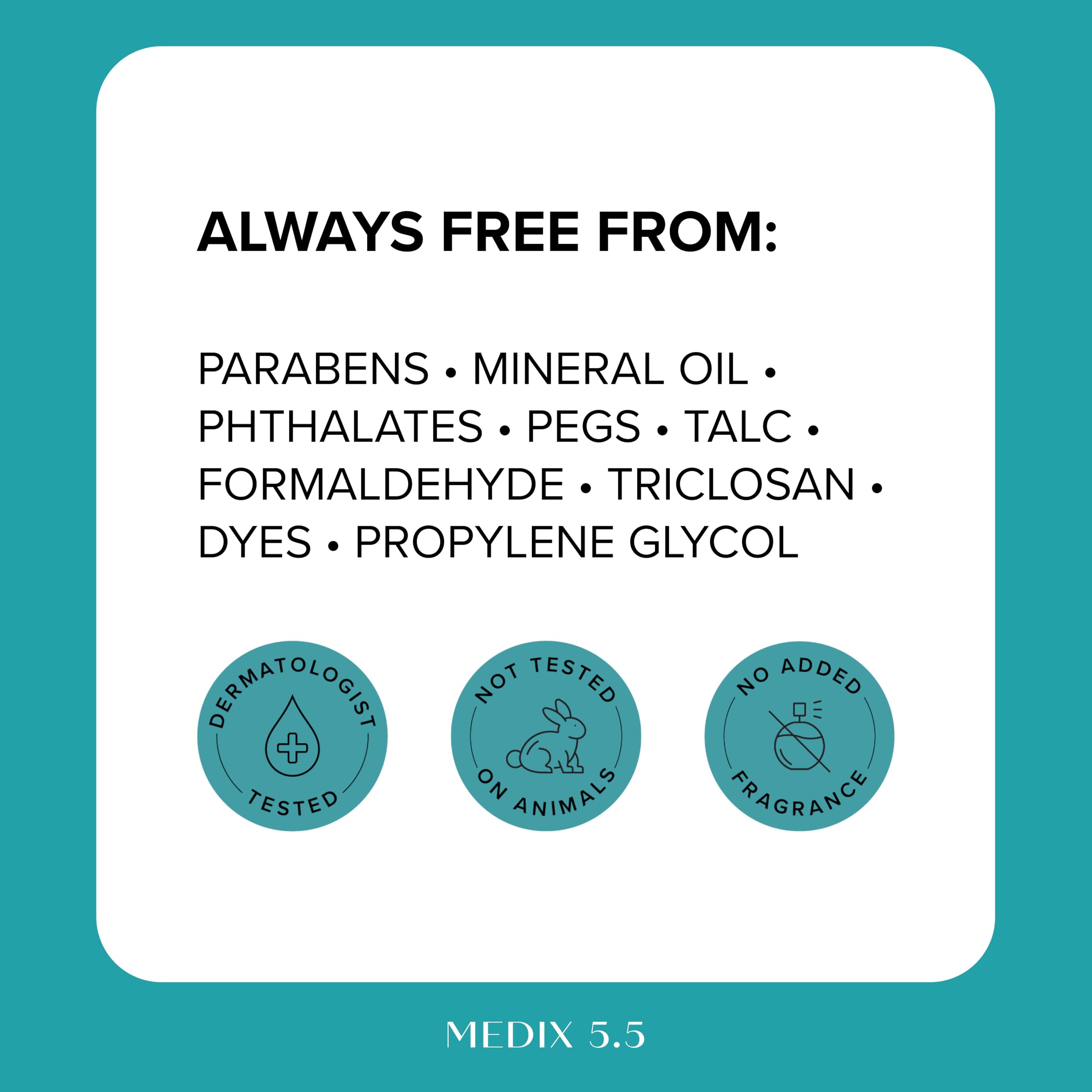 Medix 5.5 10% Glycolic Acid + Lactic Acid Leave-On Exfoliating Gel – Body & Face Serum, 1.7 Fl Oz