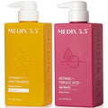 Medix 5.5 Vitamin C Body Wash + Retinol Body Lotion 2-Piece Set | Anti-Aging Skincare for Firmer-Looking Skin