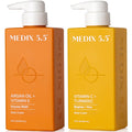 Medix 5.5 Vitamin C Cream + Argan Oil Cream 2pc Bundle | Brightening Body & Face Care