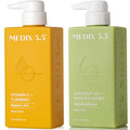 Medix 5.5 Brightening Vitamin C Cream + Coconut Oil Moisturizer Set – 2pc Body & Face Lotion