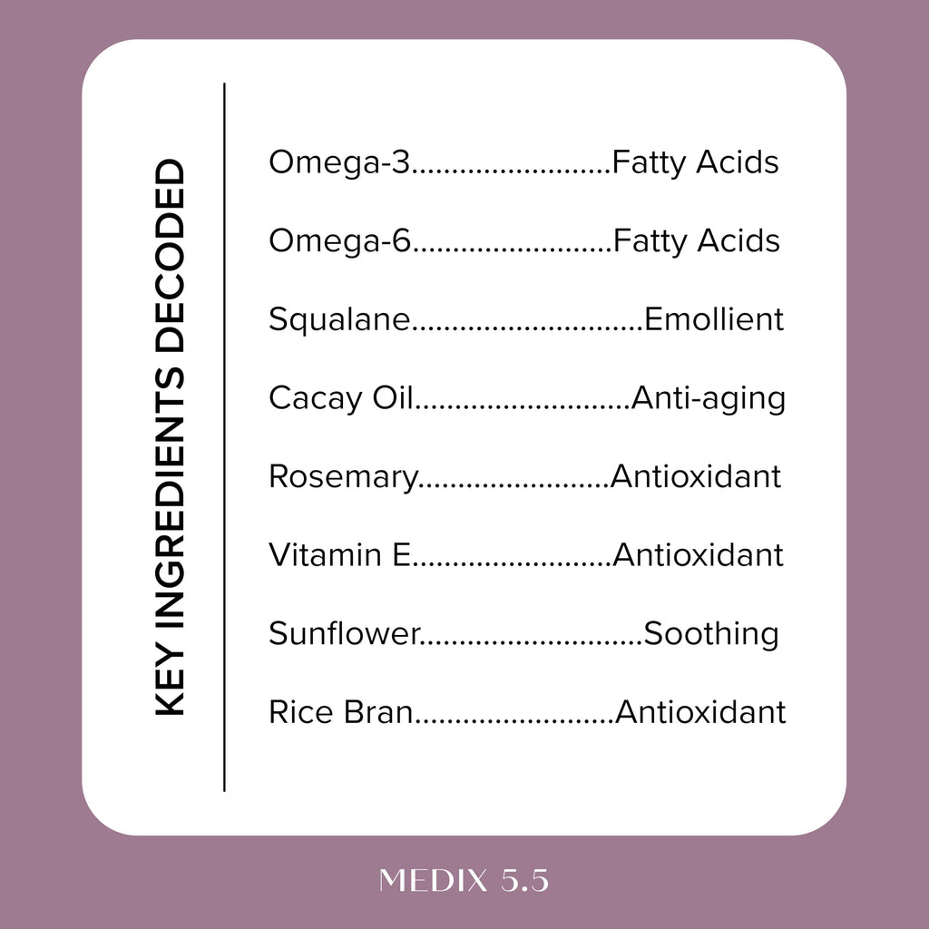 Medix 5.5 Vitamin F Booster – 20% Vitamin F Oil for Body & Face Hydration, Skin Barrier Support, 1.7 Fl Oz