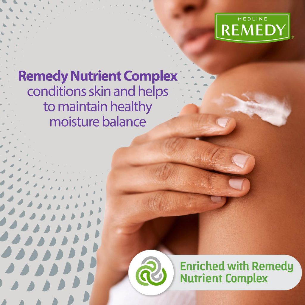 Medline Remedy Specialized Skin Cream Unscented (2 oz) | 1.5% Dimethicone Moisturizer for Dry & Sensitive Skin