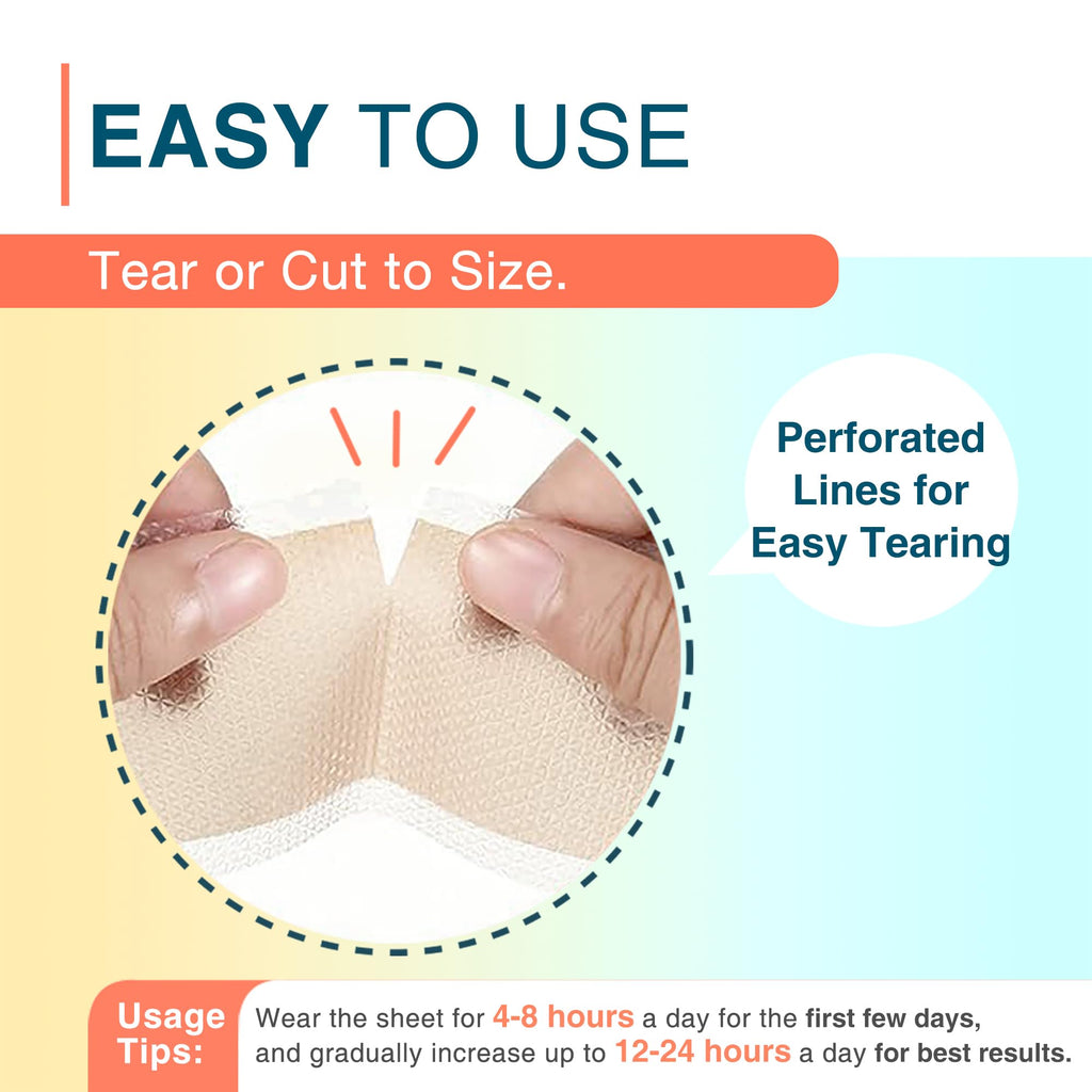 MEDLOT Silicone Scar Sheets 1.55” x 78” Roll – Reusable Scar Tape for Surgical & Skin Scars
