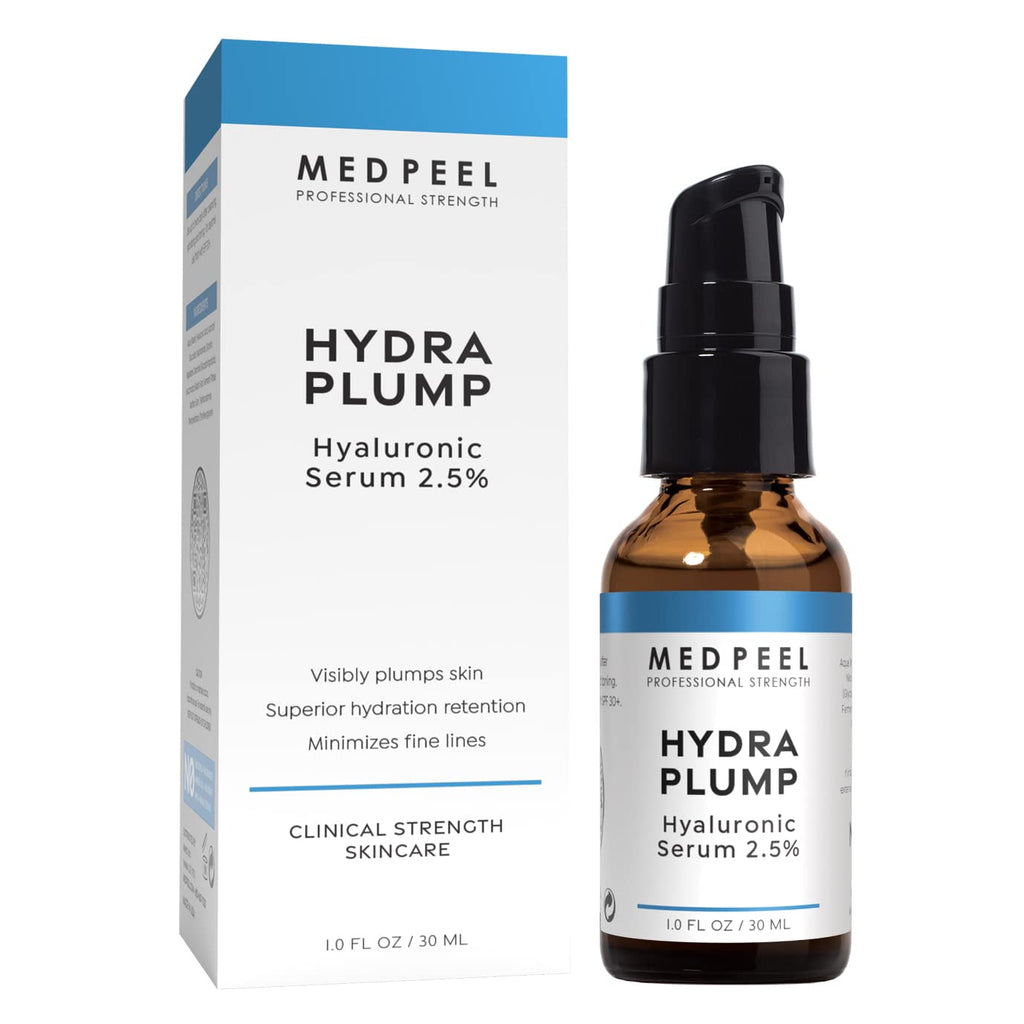 MedPeel Hydra-Plump Hyaluronic Acid Serum 2.5% – Deep Hydration & Radiant Glow | 1.0 fl oz