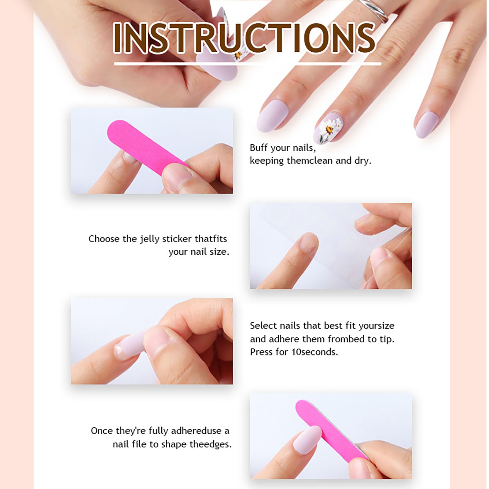 Meemooron Handmade Press-On Nails – Leopard French Tip with 3D Bow & Gold Crown