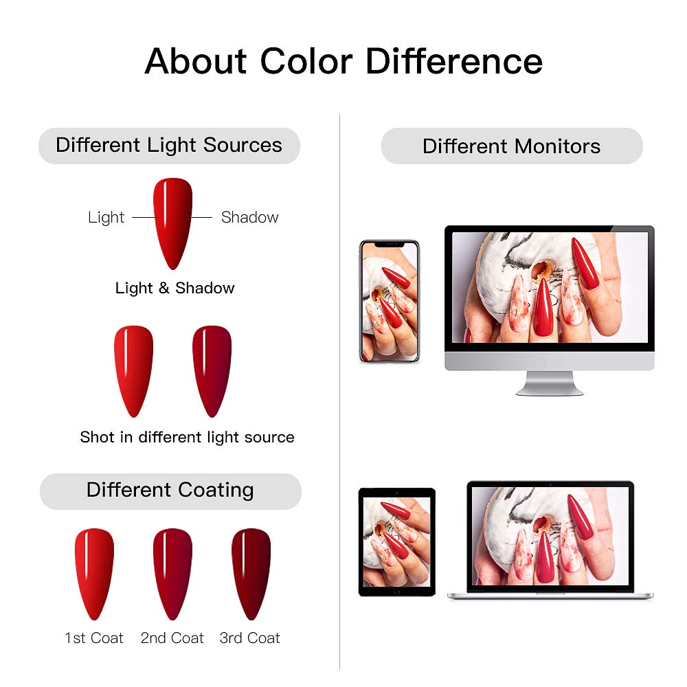 MEET ACROSS 8-Color Glitter Gel Nail Polish Kit – Sparkly Gold, Silver & Pink