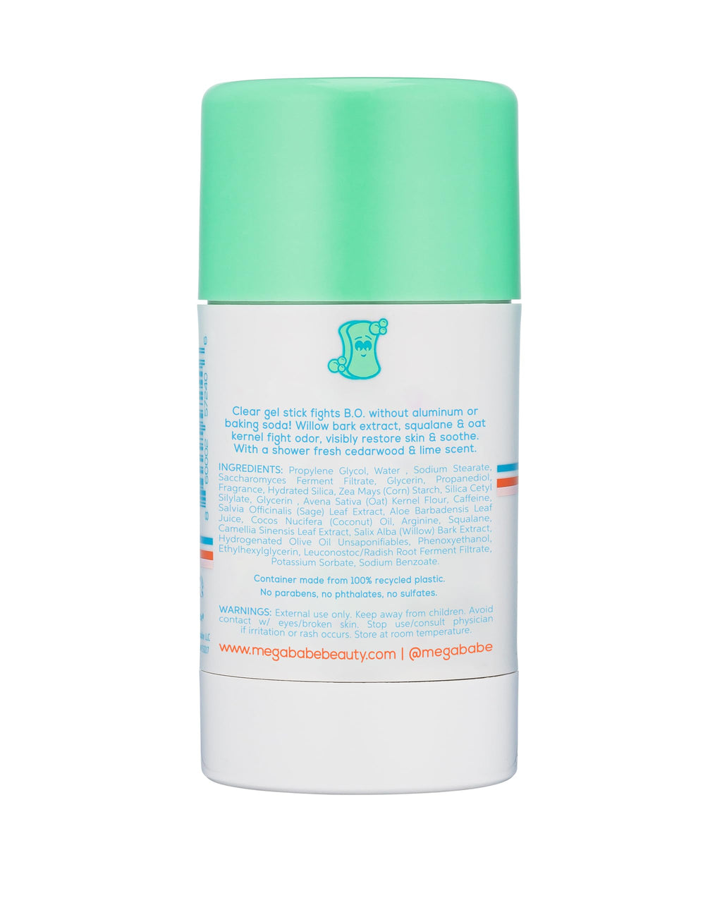 Megababe Daily Deodorant Soapy Pits – Aluminum-Free, Clear & Fresh