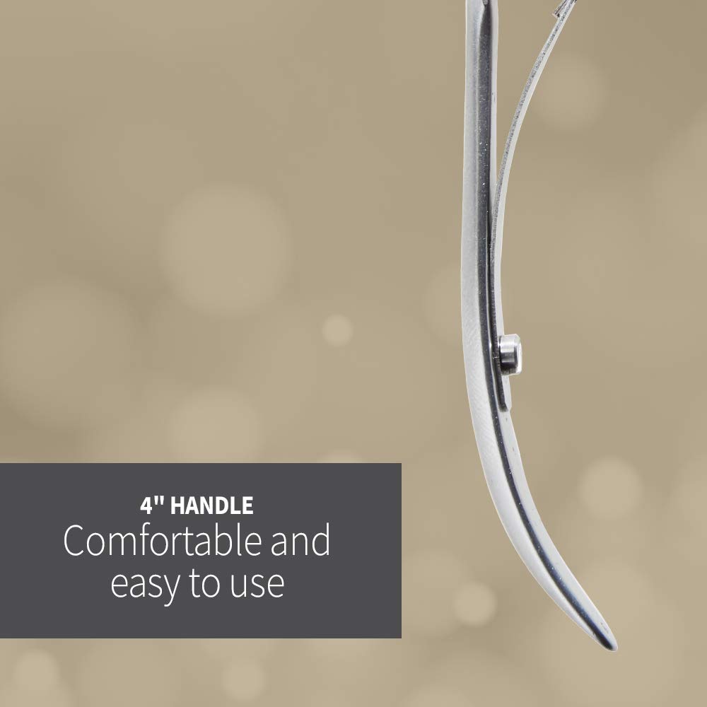 Mehaz Quick Trim Cuticle Nipper - 1/4 inch Jaw, Stainless Steel, Double Spring Lap Joint