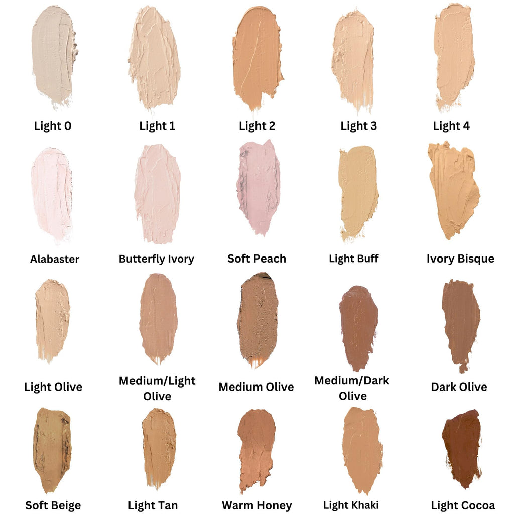 Mehron CreamBlend Stick | Face & Body Paint (Butterfly Ivory) 0.75 oz