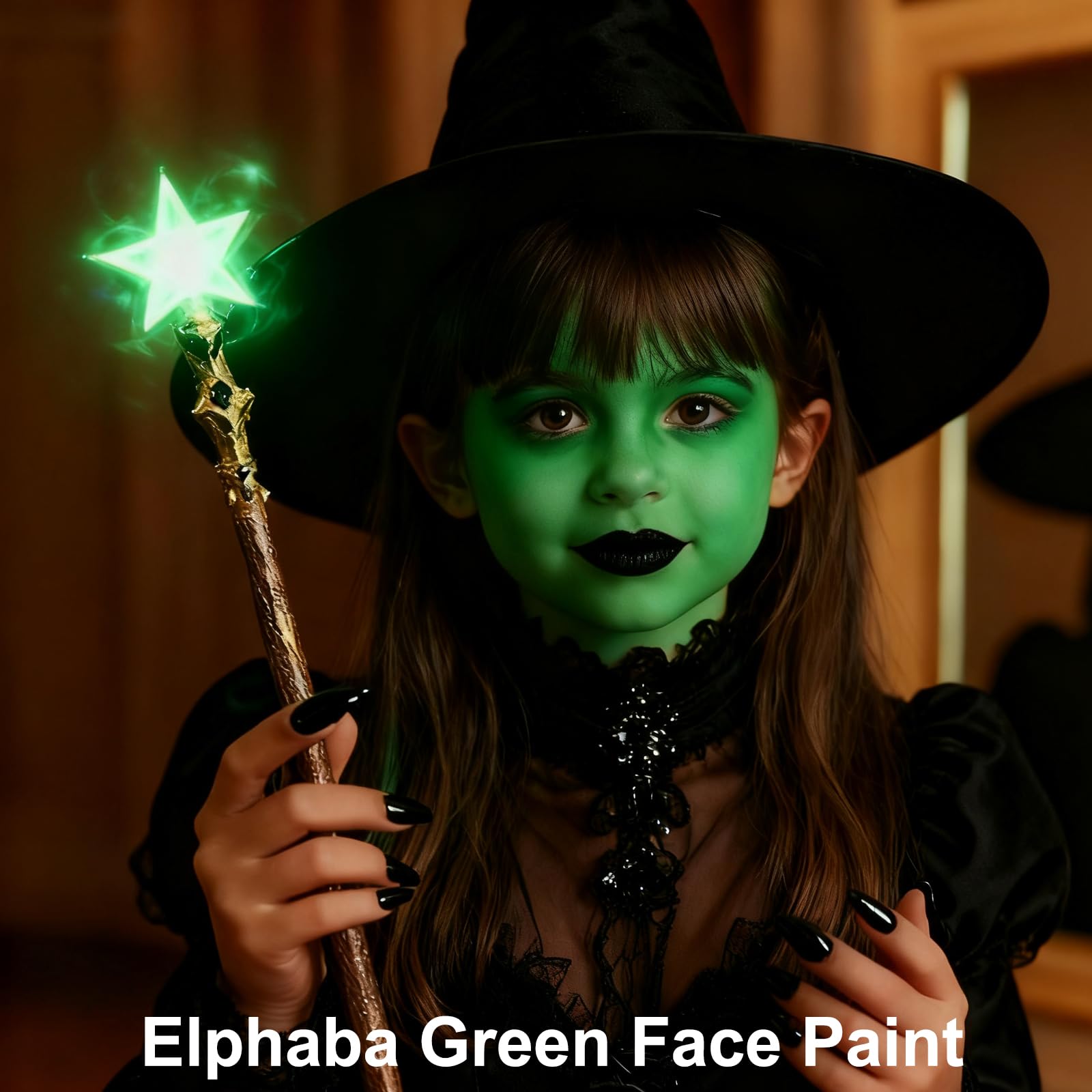 MEICOLY Green Witch Makeup Kit | SFX Halloween Set for Elphaba & Frankenstein