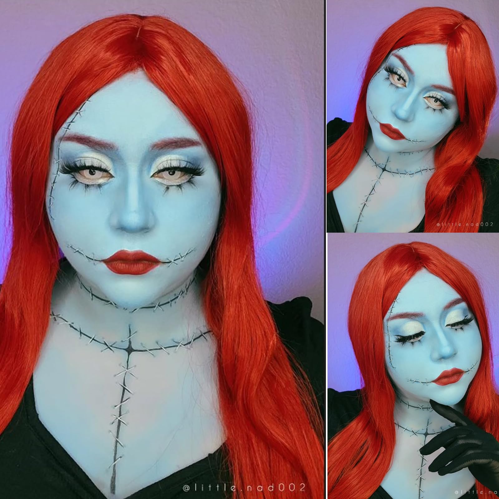 MEICOLY Sally Makeup Kit — Complete Sally Corpse Bride SFX Set for Halloween & Cosplay