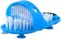 meidong Shower Foot Scrubber – Feet Cleaner with Dead Skin Remover File & Suction Cups