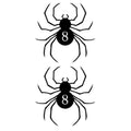 Meifng Anime Tattoo Spider 8 - Disposable Water Transfer Sticker for Cosplay