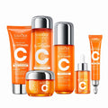 MEIYUANNAISI Vitamin C Skincare Set – 6-Piece Travel Kit for Hydration, Tone, and Glow
