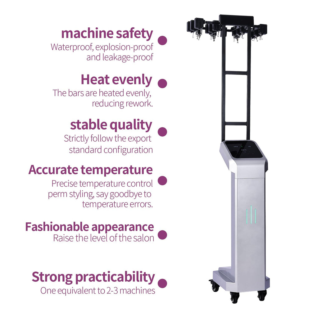 Meizhouhu Digital Hair Perm Machine with LCD Display – Salon-Grade Curler