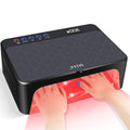 MEKK Professional UV LED Nail Lamp – Cordless 48W, Two-Hand Design, Red Light Skincare, 4+2 Timer Modes