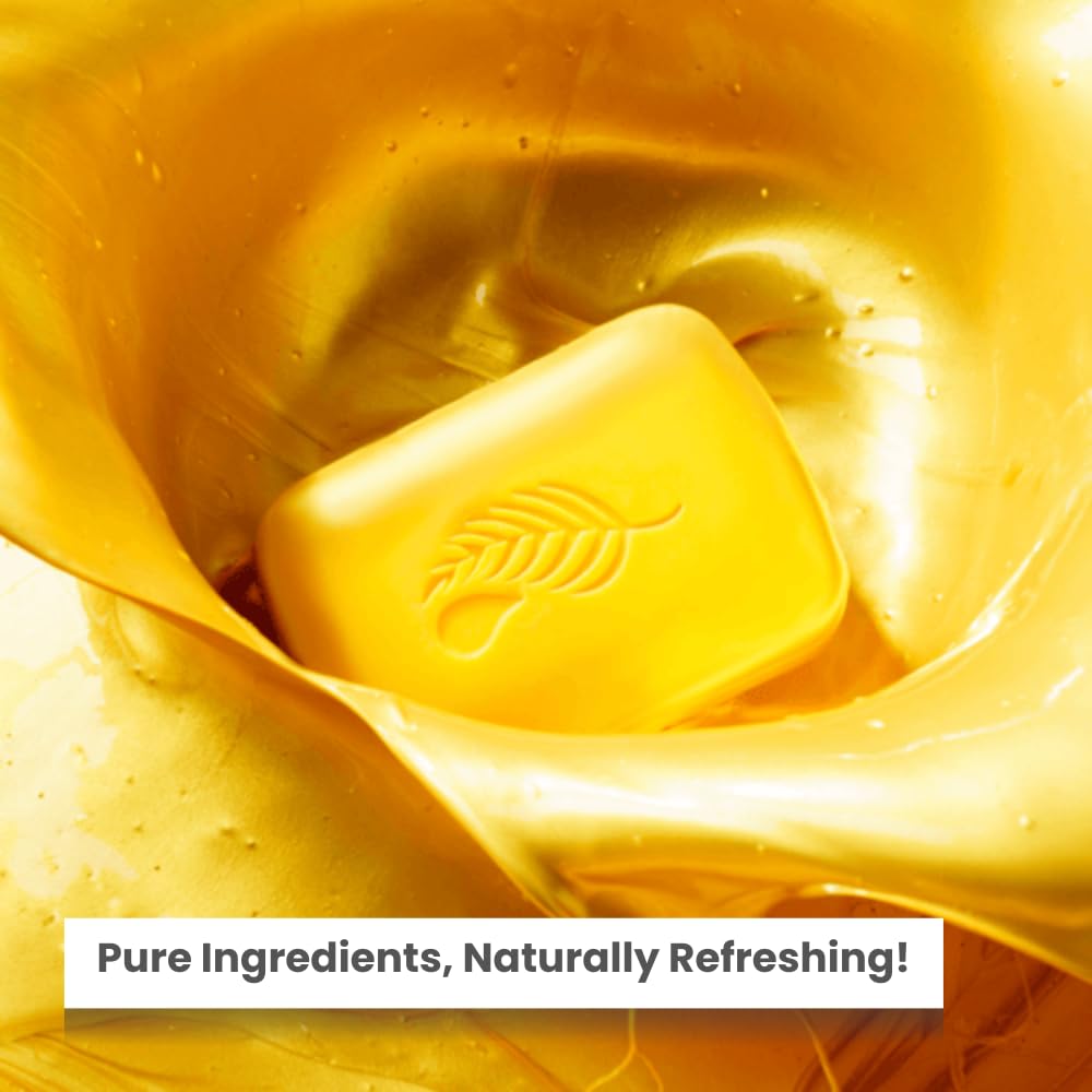 Melaleuca Gold Bar Soap – 4.5 oz | Moisturizing Glycerin Bar with Citrus Scent