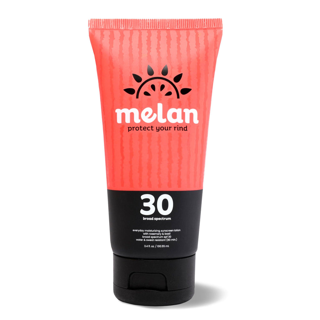 Melan Everyday SPF 30 Sunscreen Lotion – Lightweight, Water & Sweat Resistant, Vegan, Made in USA