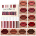 Melemando 12PCS Matte Liquid Lipstick Set – Non-Stick Cup, Not Fade, Waterproof Velvet Lipsticks