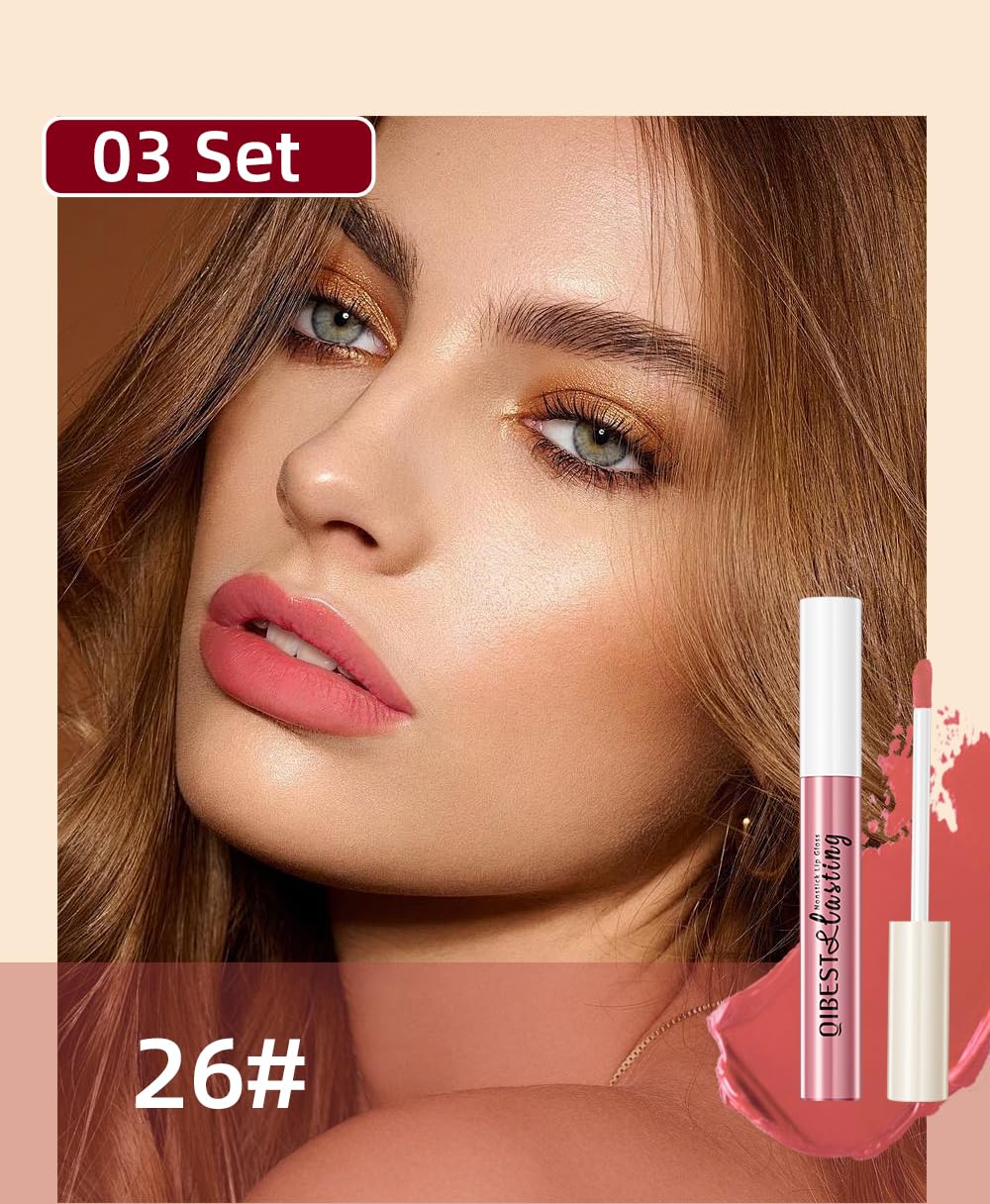 Melemando 12PCS Matte Liquid Lipstick Set – Non-Stick Cup, Not Fade, Waterproof Velvet Lipsticks