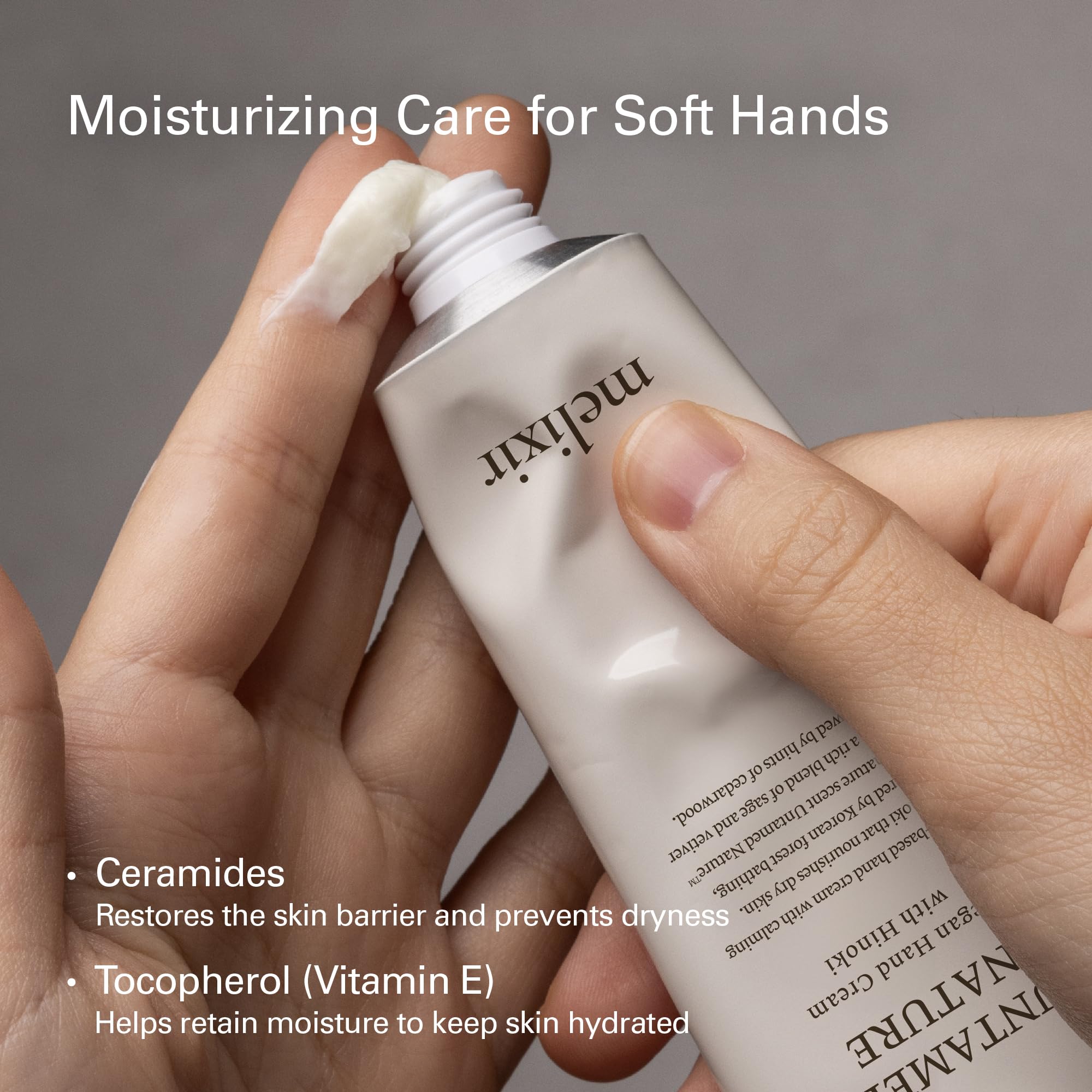 Melixir Vegan Hand Cream – Untamed Nature, Calming Forest Scent, 50 ml