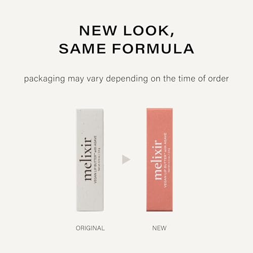 Melixir Vegan Lip Butter (12 Colors) – Hydrating Tinted Lip Balm Stick (#16 Wine Stain)
