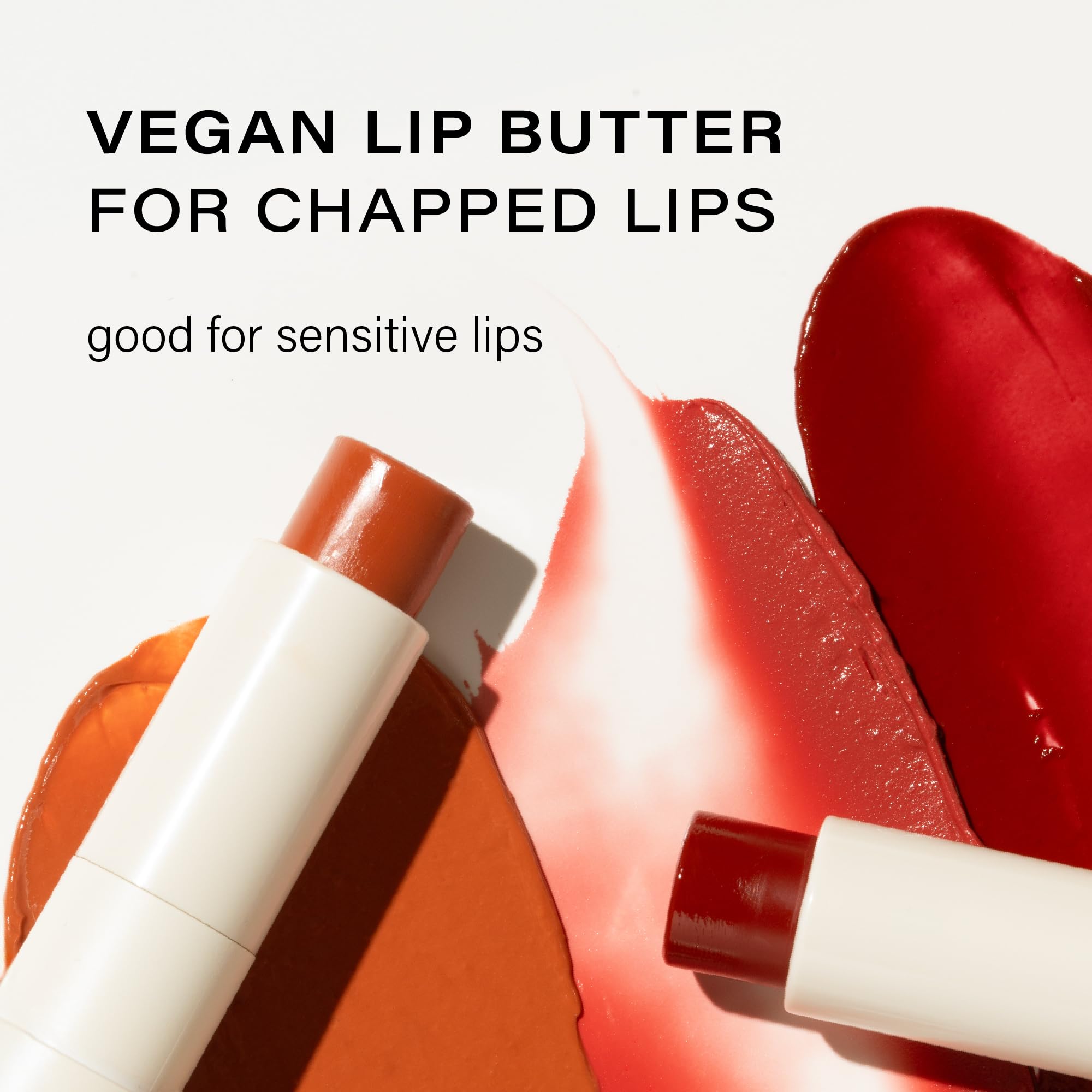 Melixir Vegan Lip Butter (12 Colors) – Hydrating Tinted Lip Balm Stick (#16 Wine Stain)