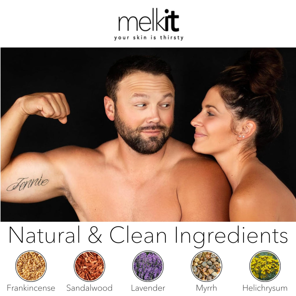 Melkit Body Melk Natural Body Cream – Fast-Absorbing Hydration for Dry & Sensitive Skin (16 oz)